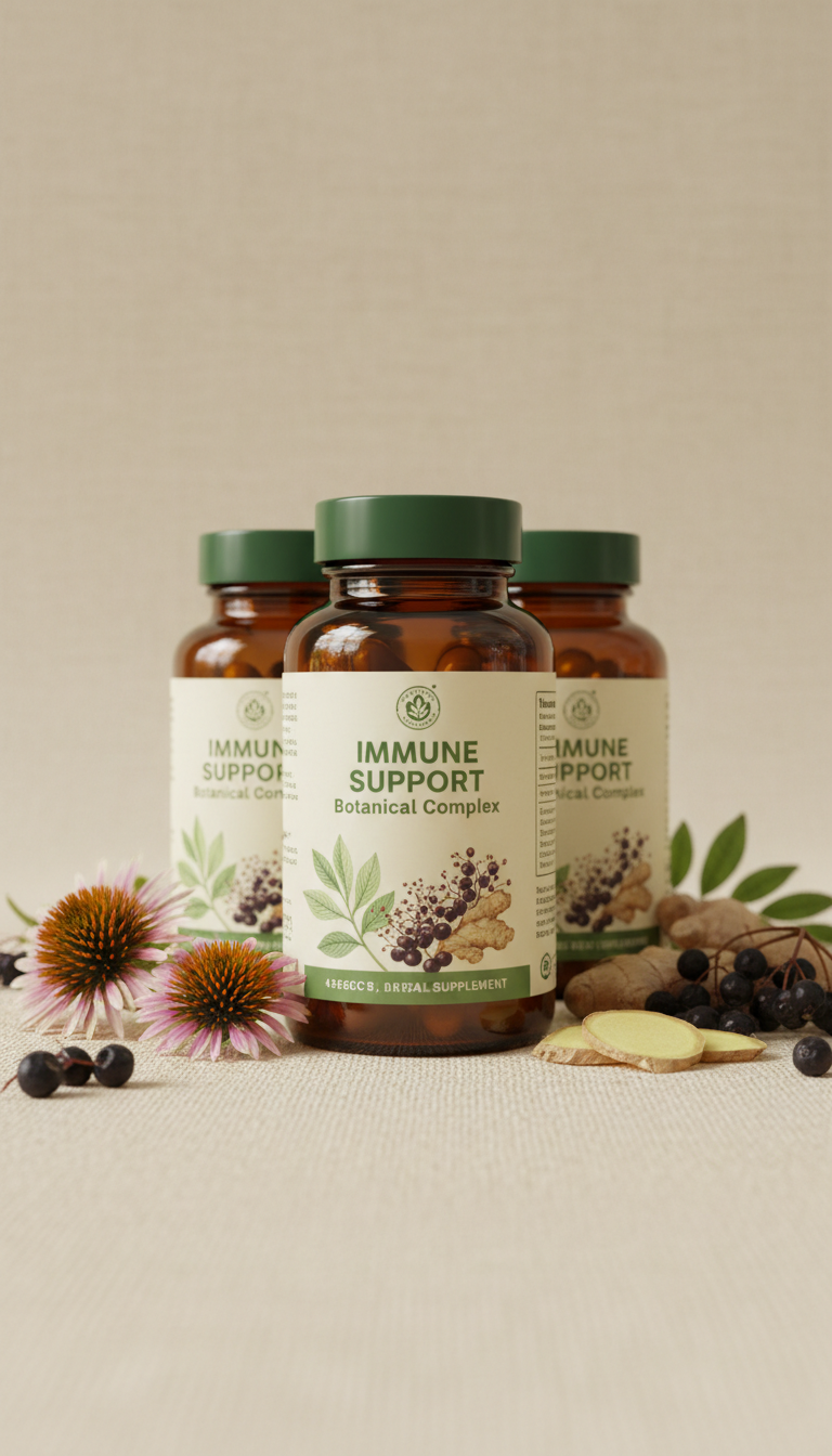 Moringa Powder - Immune Defense Herbal Capsules